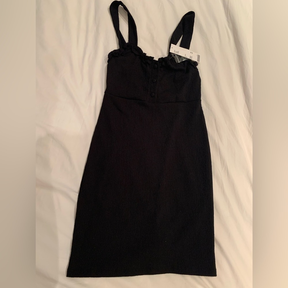Urban Outfitters tight fit black mini dress, new with tag